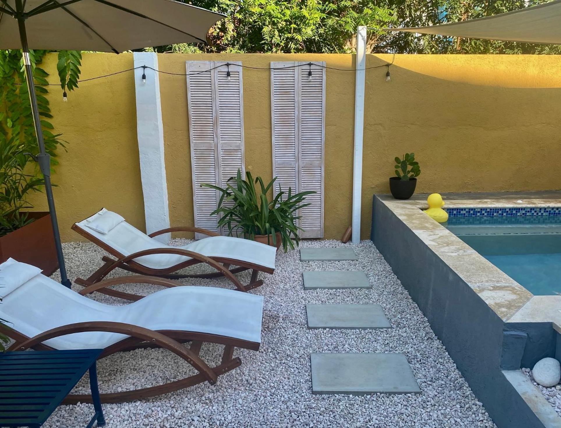 Historic Building The Palm Backyard Studio-Apartment Willemstad, Curacao Feel Home Away From Home Esterno foto